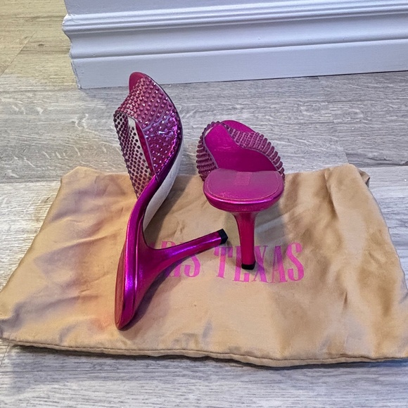 NWT Paris Texas PVC Crystal Embellished Pumps - Size 39.5 - Picture 4 of 4